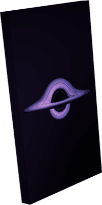 Black Hole Amethyst cloak